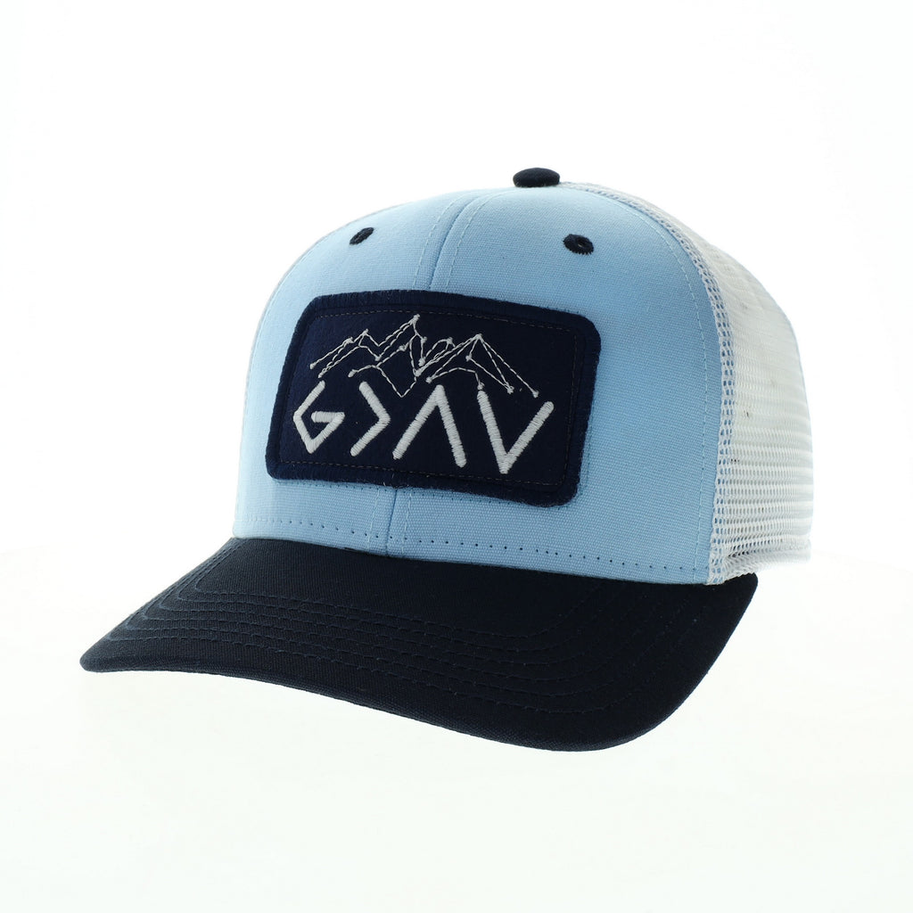 God is Greater Mid-Pro Trucker Hats image 1