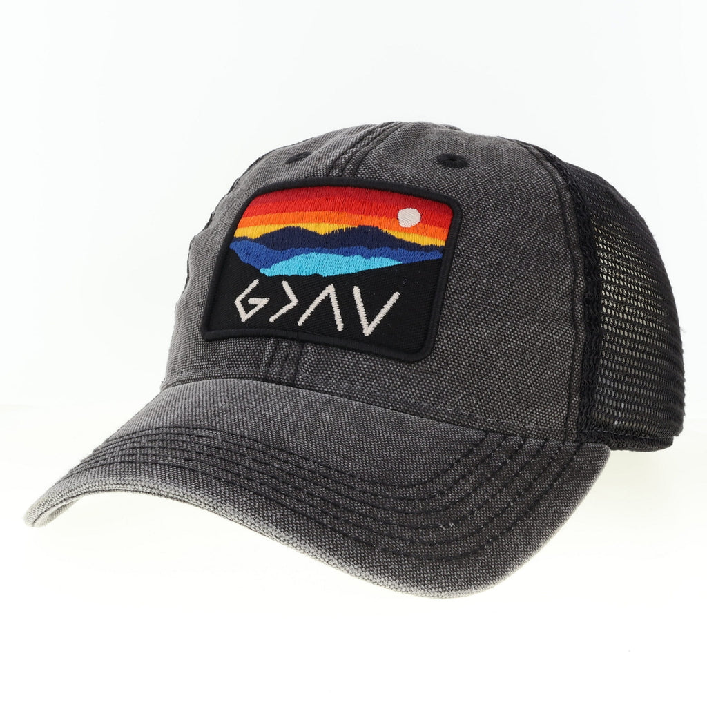 God is Greater Horizon Trucker Hat