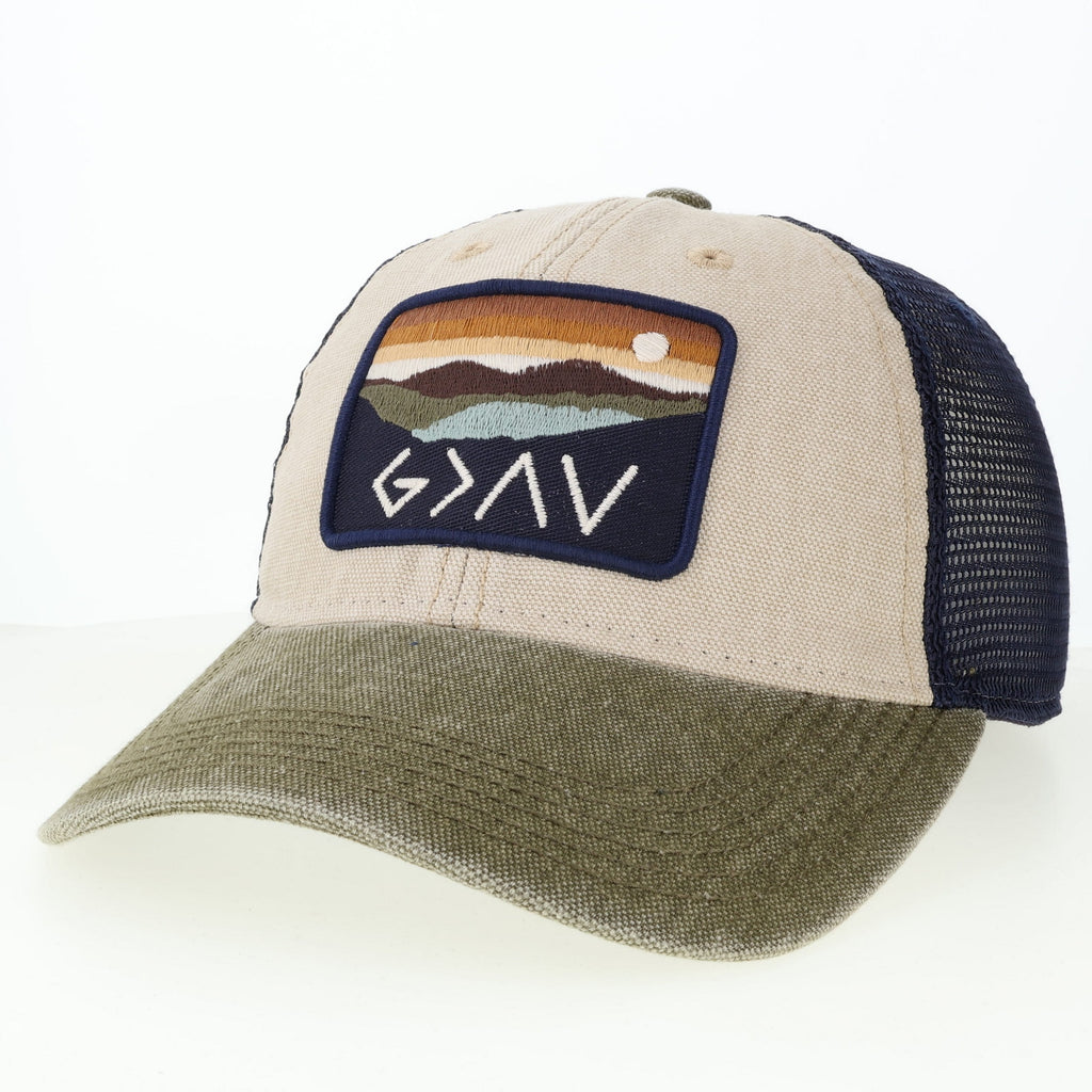 God is Greater Horizon Trucker Hat