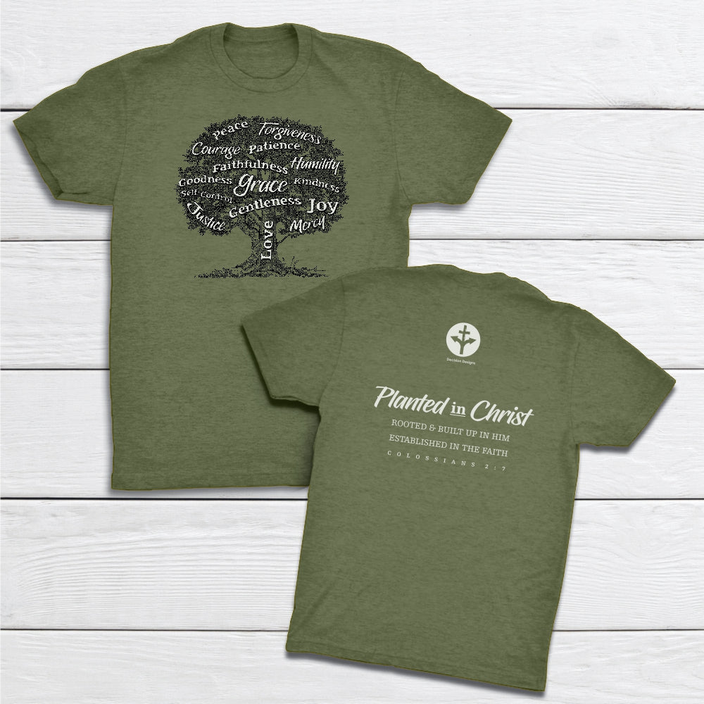 Planted in Christ - Christian Unisex Tee image 0