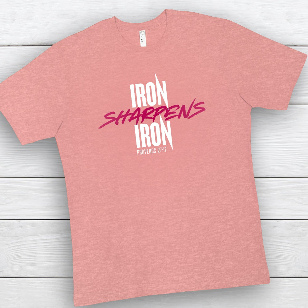 Iron Sharpens Iron Christian T-shirt image 0