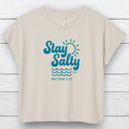 Stay Salty Women's Christian Vintage Wash T-Shirt