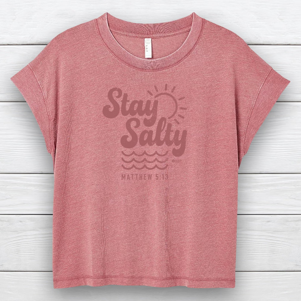Stay Salty Women's Christian Vintage Wash T-Shirt