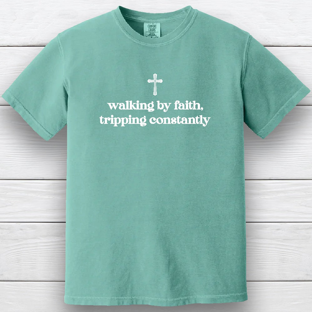Walking by Faith, Tripping Constantly