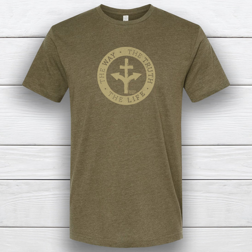 The Way, Truth, Life Unisex Christian T-shirt