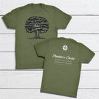 Planted in Christ - Christian Unisex Tee - S, Military Green image