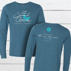God Grants Second Chances Long Sleeve T-shirt - M, Deep Teal image