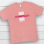Iron Sharpens Iron Christian T-shirt - S, Marveluos Mauve image