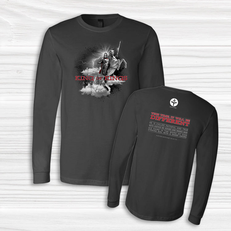 King of Kings, Lord of Lords Long Sleeve T-shirt - 2X, Heavy Metal image