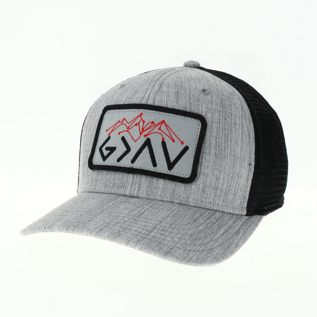 God is Greater Mid-Pro Trucker Hats image 0