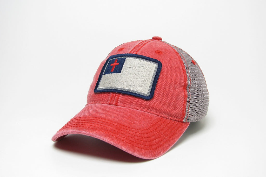 Christian Flag Baseball Hat image 0